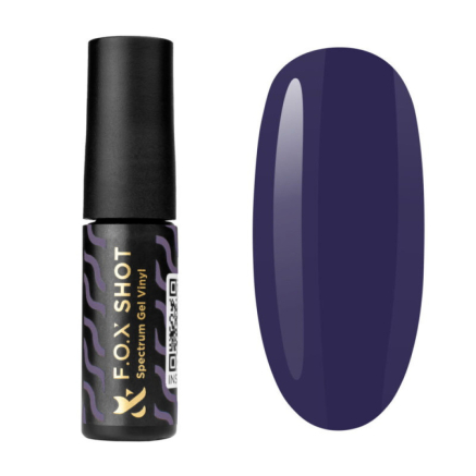 Гель-лак F.O.X Shot Spectrum Gel Vinyl 026 Melancholia темный фиолетовый. 5 мл (2100994249138)