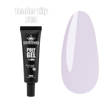 Полігель Tender Lily F69 (30 мл.) Designer