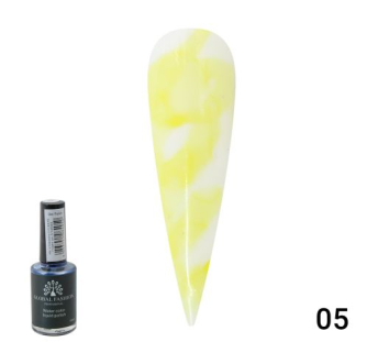 Акварельные капли Water color от Global Fashion 10 мл yellow 05