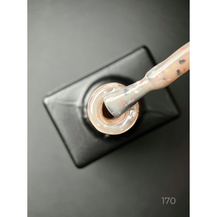 Кольорова база Marble base 170 Designer (9 мл) - з різнокольоровою поталлю