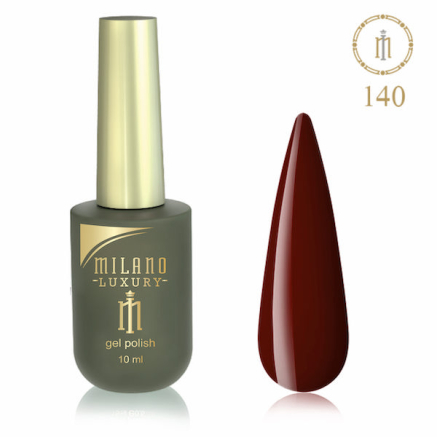 Гель лак MILANO LUXURY 10 мл № 140 (Оксид красный)