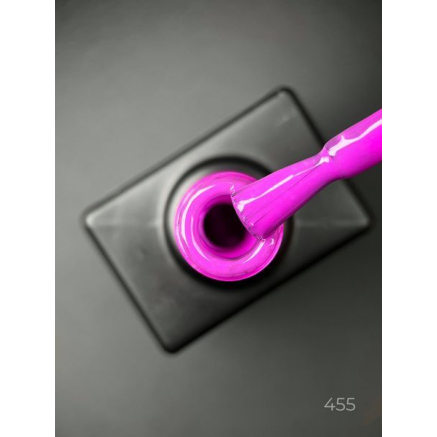 Гель лак Glow in the dark 455 Designer (9мл.) - люмінесцентний (світиться у темряві)