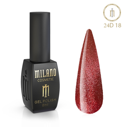 Гель лак 24D Milano 8 мл № 18