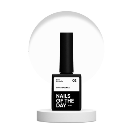 База камуфлирующая Nails Of The Day Cover Base New Formula Milk 02 молочный 10 мл (4821212130004)