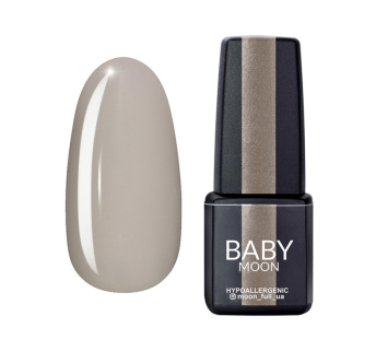 Гель-лак Baby Moon Midnight 004 сірувато-бежевий. 6 мл (5908254000294)