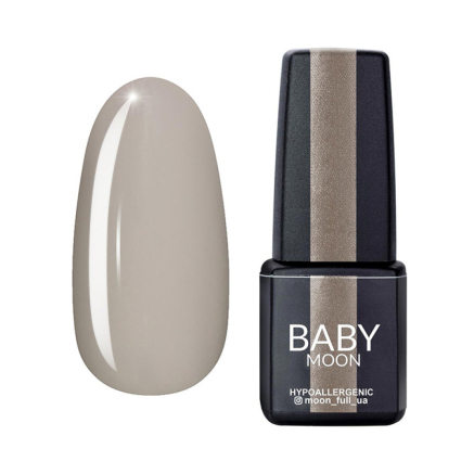 Гель-лак Baby Moon Midnight 004 серовато-бежевый. 6 мл (5908254000294)