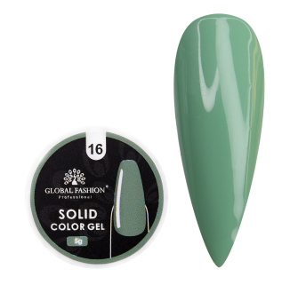 Гель-краска повышенной плотности, Solid color gel 5 гр, 16