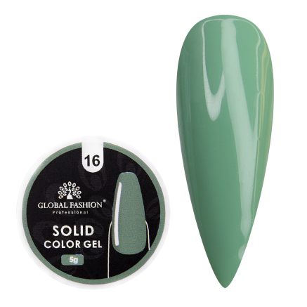 Гель-фарба підвищеної густини, Solid color gel 5 гр, 16