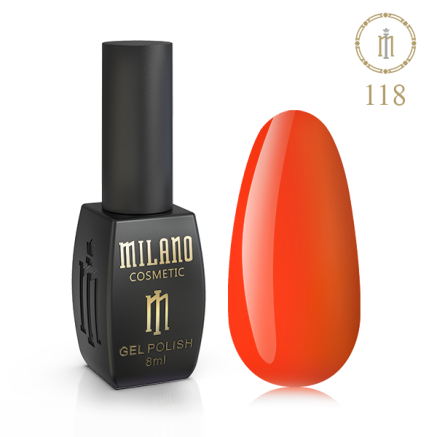 Гель лак MILANO 8 мл № 118 (Эликсир)
