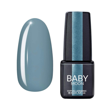 Гель-лак Baby Moon Cold Ocean 011 світло-сірий з блакитним підтоном. 6 мл (5908254001116)