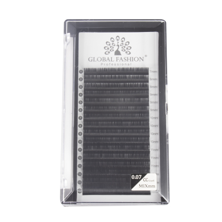 Набір стрічкових вій Global Fashion Premium Lashes мікс (7-12 мм) CC 0.07