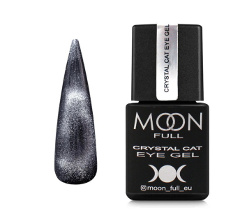 Гель-лак Moon Full Crystal Cat Eye срібний кристал 8 мл (5905123021121)