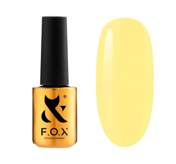 Гель-лак F.O.X Spectrum Gel Vinyl 019 Ease лимонно-желтый. 7 мл (2100994232659)