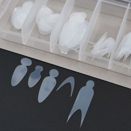 Nail Molds Mini Box 1, 60 шт. (5 форм) - Силіконові молди для верхніх форм та французького манікюру Designer