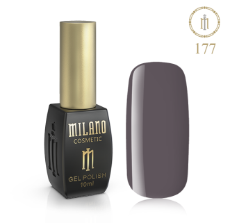 Гель лак MILANO 10ml № 177 (Слонова шкіра)