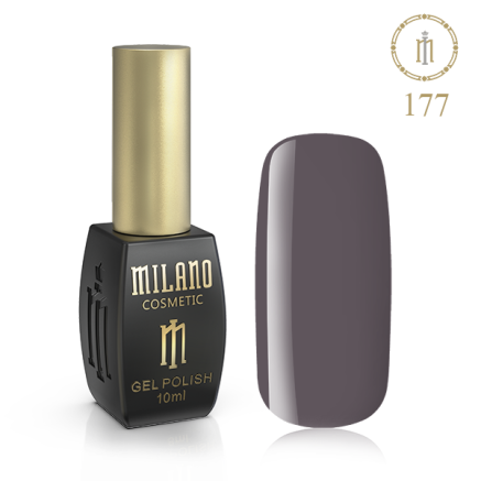 Гель лак MILANO 10ml № 177 (Слонова шкіра)