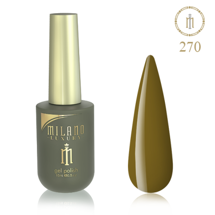 Гель лак MILANO LUXURY 10 мл № 270 (Динно-жовтий)