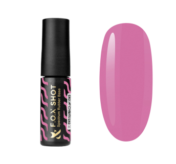 Гель-лак F.O.X Shot Spectrum Gel Vinyl 080 Obsessed летний розовый. 5 мл (2100994258536)