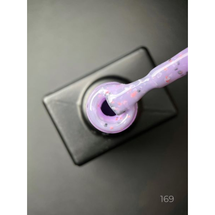 Кольорова база Marble base 169 Designer (9 мл) - з різнокольоровою поталлю