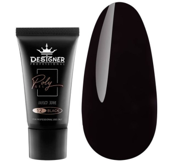 Полігель 30 мл Designer Black №12