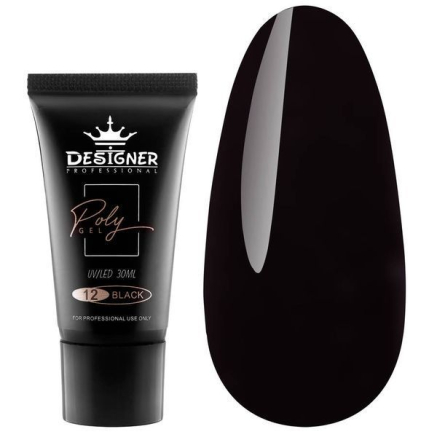 Полігель 30 мл Designer Black №12