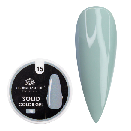 Гель-фарба підвищеної густини, Solid color gel 5 гр, 15