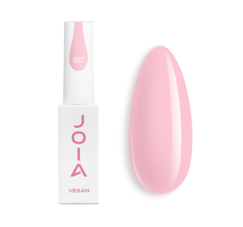 Гель-лак JOIA vegan 007 розовый сливочно-клубничный крем 6 мл (4820259340070)