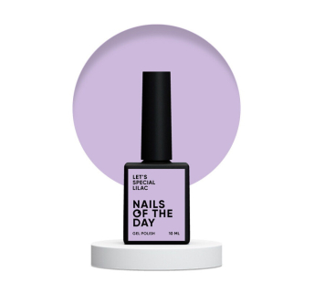 Гель-лак Nails Of The Day Lets Special Lilac пастельний фіолетовий. 10 мл (4822670687611)