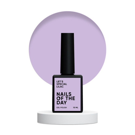 Гель-лак Nails Of The Day Lets Special Lilac пастельный лиловый. 10 мл (4822670687611)