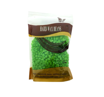 Горячий воск в гранулах Hard Wax Beans, зелёный, 100 гр