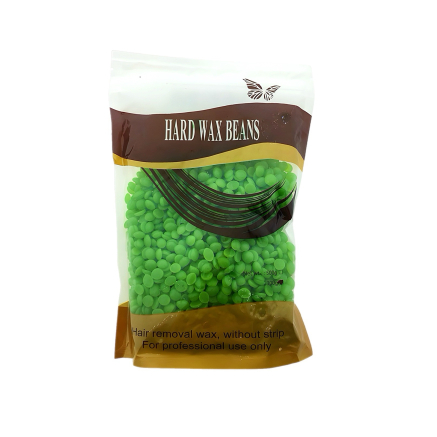 Гарячий віск у гранулах Hard Wax Beans, зелений, 500 гр