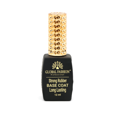 Каучукова база для гель лаку Global Fashion, Strong Long Lasting Base Coat 12 мл