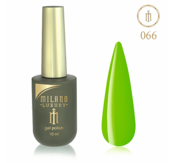 Гель лак MILANO LUXURY 10 мл № 066 (Ярко-зеленый)