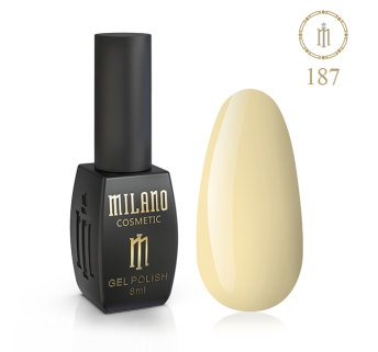 Гель лак MILANO 8 мл № 187 (Ванильный)