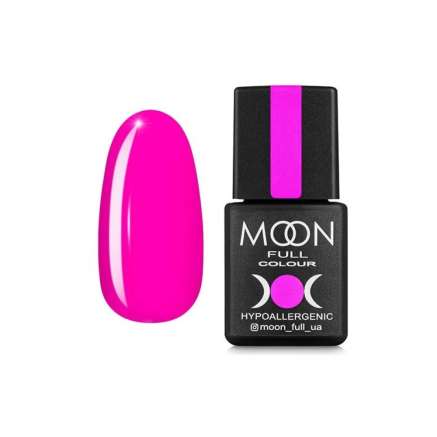 Гель-лак Moon Full Colour 121 глубокий ярко-розовый. 8 мл (5908254187025)