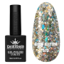 Гель лак Clow Glitter 573 Designer (9мл.) - з пластівцями хамелеон різних розмірів та гліттером