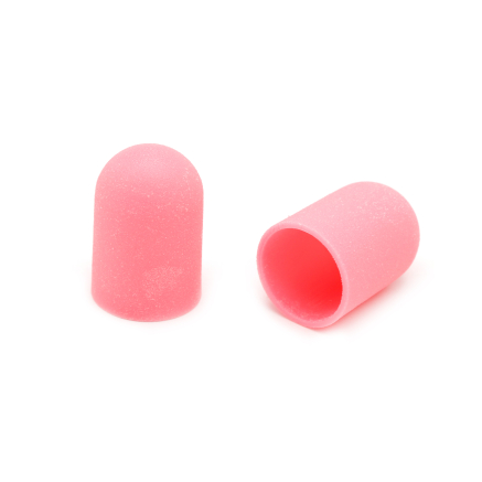 Ковпачки абразиву для педикюру, 16*25 мм #150, pink 1 шт.