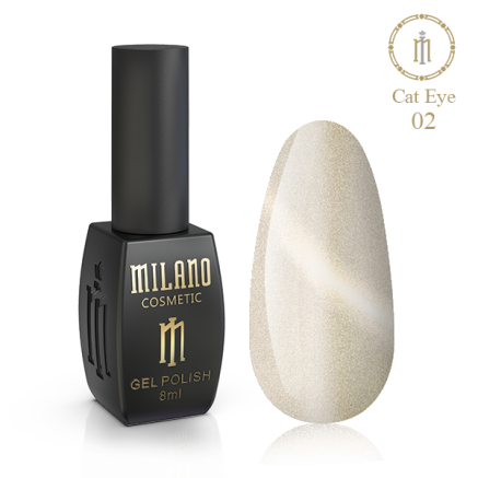 Гель лак Crystal Milano 8 мл № 02