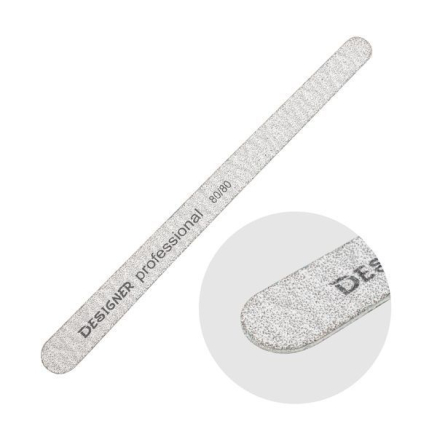 Двостороння пилка 'Крапля' (80/80 гріт.) - Nailfile Designer