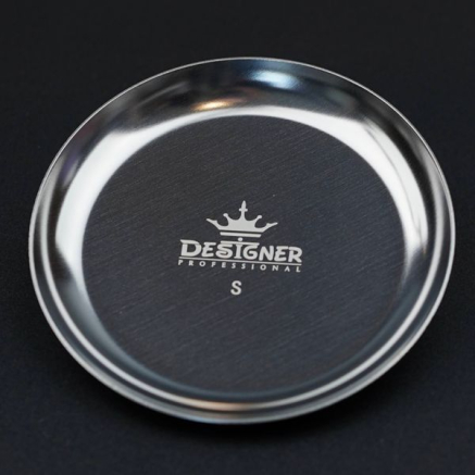 Металевий лоток для інструментів 'Круглий' 10 см. Designer Silver - 442 S
