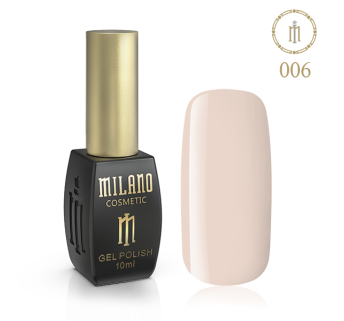 Гель лак MILANO 10ml № 006 (Латте)