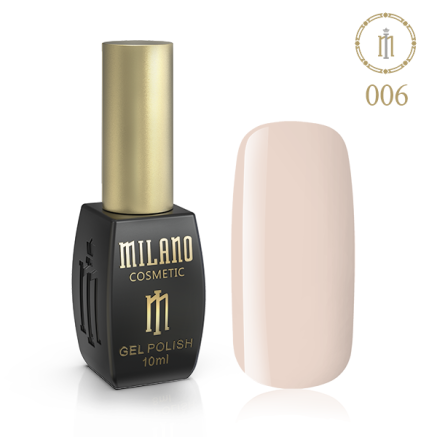 Гель лак MILANO 10ml № 006 (Латте)