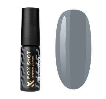 Гель-лак F.O.X Shot Spectrum Gel Vinyl 101 Amelie серый. 5 мл (2100994262403)