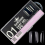 Fast gel tips №1 (Square, small size) - Гелеві типси Designer