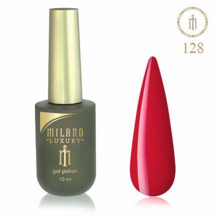 Гель лак MILANO LUXURY 10 мл № 128 (Розжарена лава)