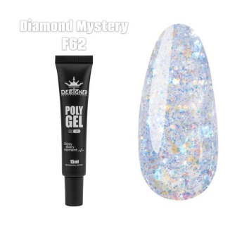 Полігель (15 мл.) Designer Diamond Mystery F62