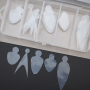 Nail Molds Mini Box 2, 60 шт. (5 форм) - Силіконові молди для верхніх форм та французького манікюру Designer