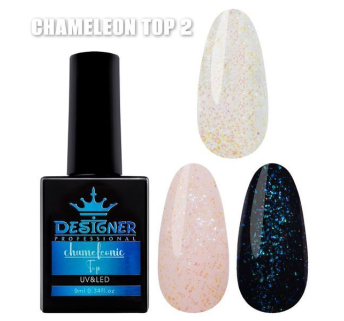 Топове покриття із поталлю №2 - Chameleonic Top Designer, 9 мл.