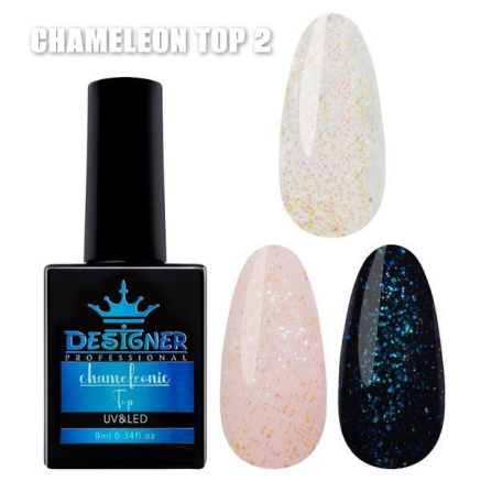 Топове покриття із поталлю №2 - Chameleonic Top Designer, 9 мл.