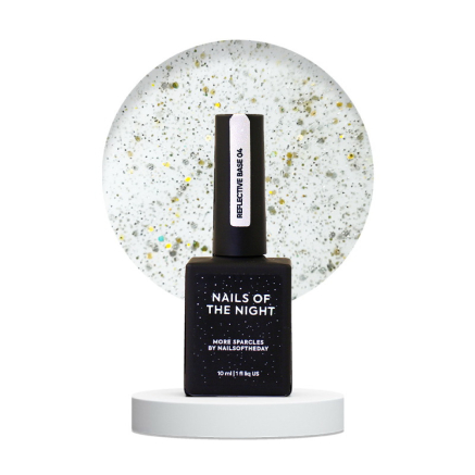 База камуфлирующая Nails Of The Night Reflective Base 04. молочная. светоотражающая. 10 мл (4820992601001)